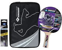 Ракетка для настільного тенісу Donic Legends 800 FSC та 3 м'ячики