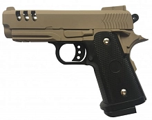 Іграшковий дитячий пістолет Vigor V15-tan (Hi-Capa)