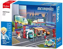 Конструктор Sluban M38-B1262 Новий магазин електробусів