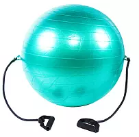 М'яч фітнес з еспандером IronMaster IR97407 (65см)