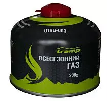 Картридж газовий Tramp різьбовий 230гр, UTRG-003