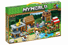 Конструктор Minecraft LD600 Село Стіва та Алекс