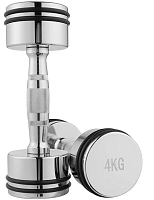 Гантель хромована WorldSport 80034D-4 (4 кг)