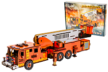 Дерев'яний 3D конструктор PuzzleOk Puz-00921 Пожежна машина