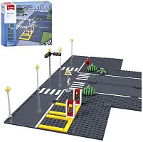 Базова пластина для конструкторів M38-B1327 парковка, дорога, дорожні знаки