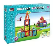 Магнітний конструктор Play Smart 2464 Кольорові магніти