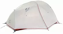 Намет надлегкий двомісний з футпринтом Naturehike Star-River 2 Updated NH17T012-T сірий з червоним