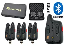 Набір сигналізаторів Gladiator BL1518 3+1 Black з пейджером+Bluetooth