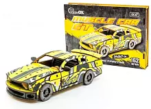 Дерев'яний 3D конструктор PuzzleOk Puz-00638 Muscle car GT
