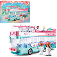 Конструктор Sluban M38-B0769 Весільний автобус