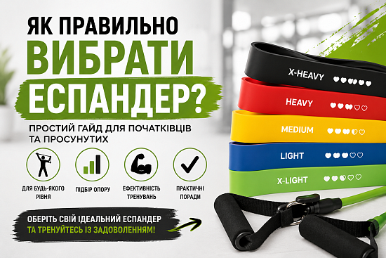 Як правильно вибрати еспандер?