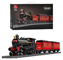 Конструктор Jie Star 59002 Класичний паровоз з вагонами