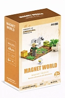 Магнітний конструктор Magnetic World Майнкрафт T9954 Ферма