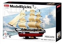 Конструктор Sluban M38-B0836 Фрегат USS Constitution