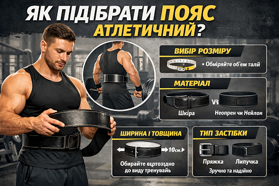Як підібрати пояс атлетичний?