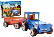 Дерев'яний 3D конструктор PuzzleOk Puz-00933 Трактор