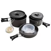 Посуд туристичний World sport, алюміній, 3 чол, DS-300