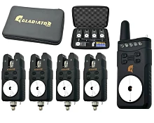 Набір сигналізаторів Gladiator RF698 4+1 Black з пейджером