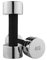 Гантель хромована WorldSport 80019-4 (4 кг)