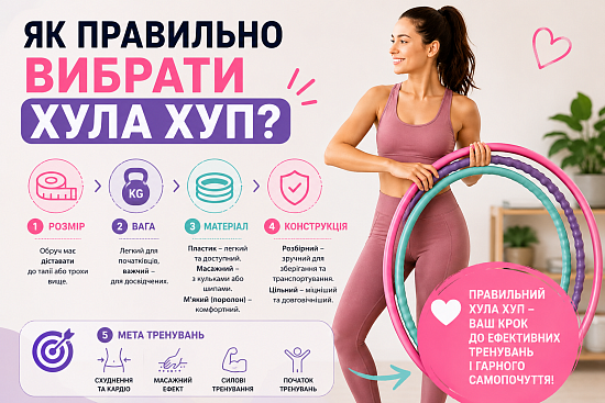 як правильно вибрати хула хуп?