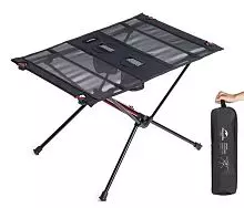 Розкладний стіл полегшений Naturehike NH19Z027-Z, карбон, чорний