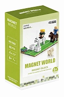 Магнітний конструктор Magnetic World Майнкрафт T9952 Кінні перегони