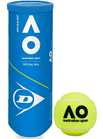 М'яч тенісний Dunlop Australian Open, 3 шт.