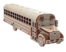 Дерев'яний 3D конструктор Mr.Playwood 10107 Шкільний автобус