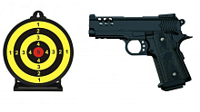 Іграшковий пістолет Vigor V5 (Hi-Capa) + кулі + мішень