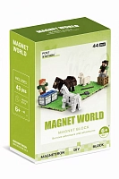 Магнітний конструктор Magnetic World Майнкрафт T9956 Зупинка