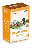 Магнітний конструктор Magnet World Майнкрафт T9951 Пікнік