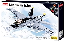 Конструктор Sluban M38-B0928 Винищувач F-18 Хорнет