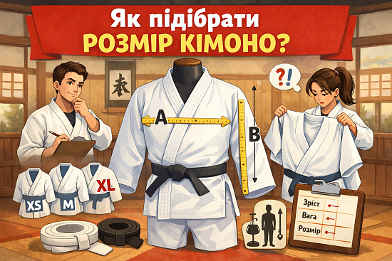 Як підібрати розмір кімоно?