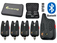 Набір сигналізаторів Gladiator BL1518 4+1 Black з пейджером+Bluetooth
